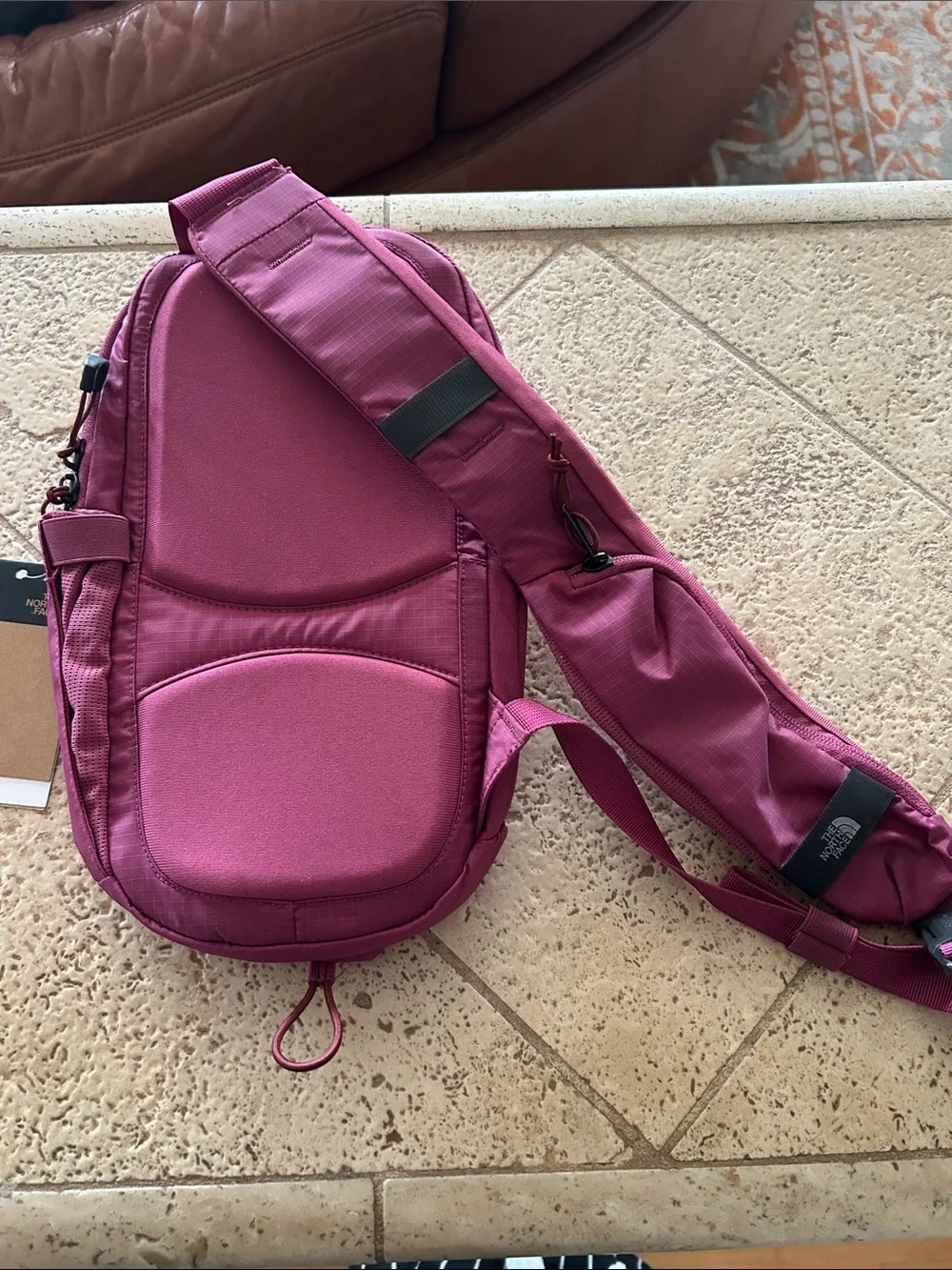 The North Face Raspberry Pink Sling Pack - Picture 3 of 5